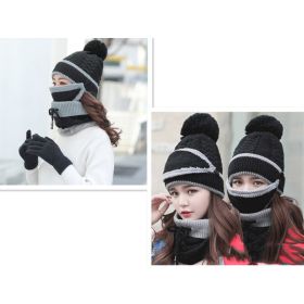 Plus velvet thick bib mask (Option: Set)