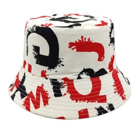 Versatile Couple Double-sided Sun-proof Basin Hat Casual Hat (Option: White-M)