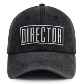 2pcs Director Filmmaker Hats For Women Men, Adjustable Embroidered Wash Cotton Baseball Cap (Option: 1pcs)