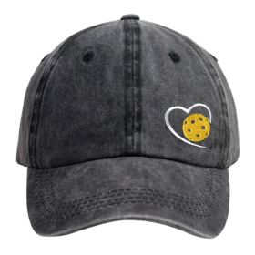 2pcs Pickle Ball Hat For Men Women, Adjustable Embroidered Wash Cotton Baseball Cap (Option: 1pcs)